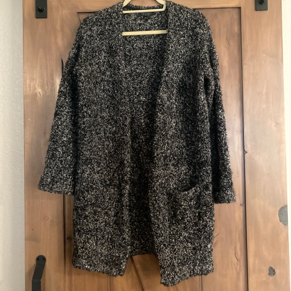 Chunky boucle cardigan